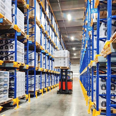 Sistem Racking Gudang Penyimpanan Semi Otomatis